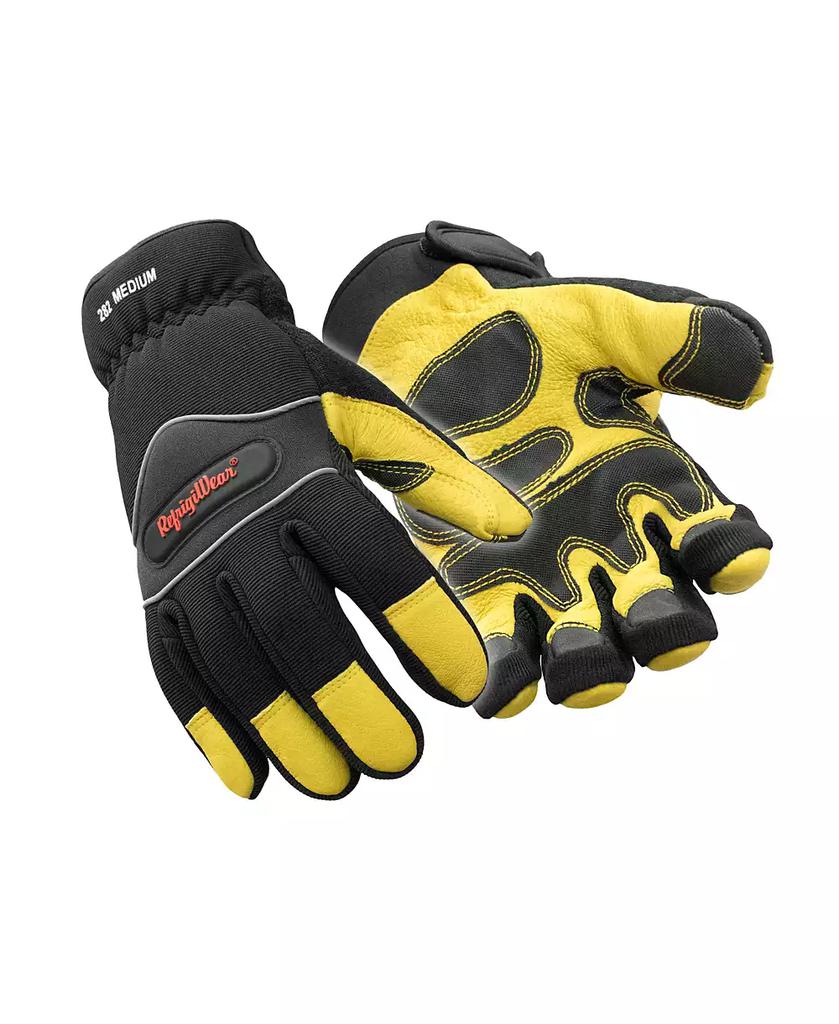 RefrigiWear Men's Insulated Abrasion Safety Gloves - Warm, Durable, High Dexterity Work Gloves for Extreme Cold
