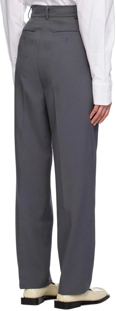 The Frankie Shop Gray Bea Trousers 3