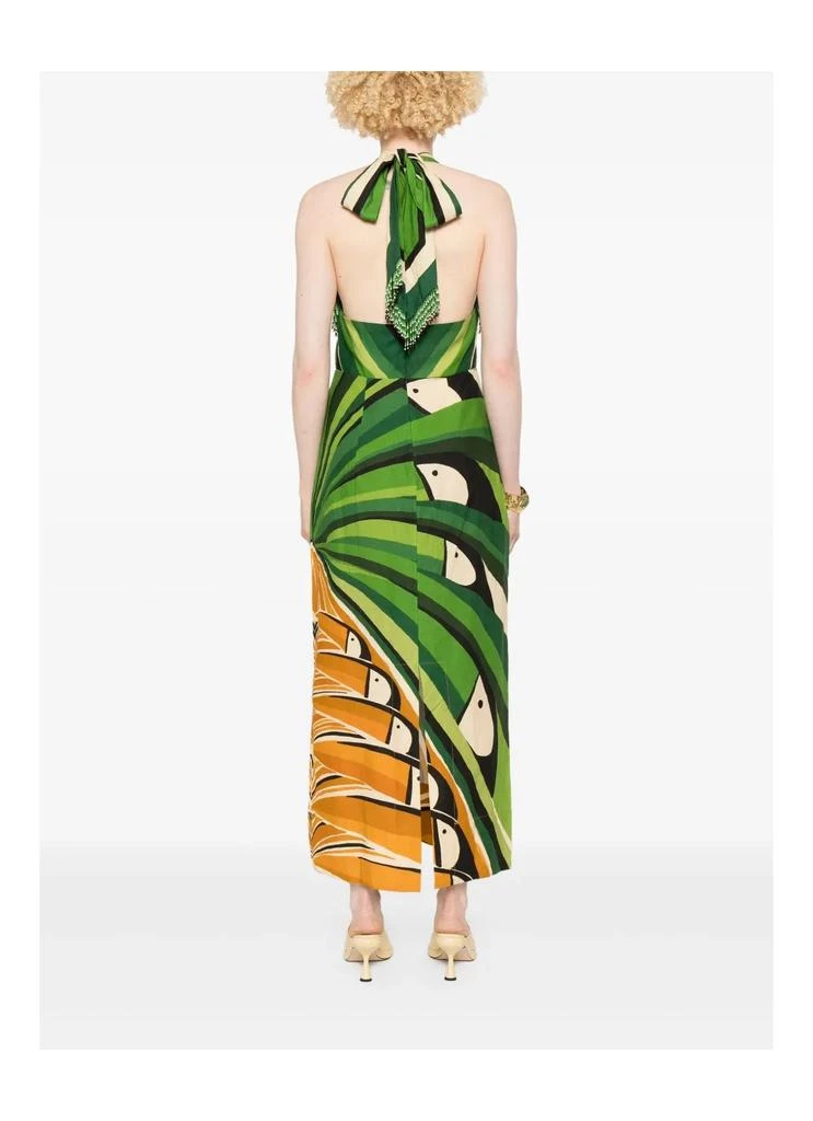Farm Rio Toucan Tree Green Dress 3