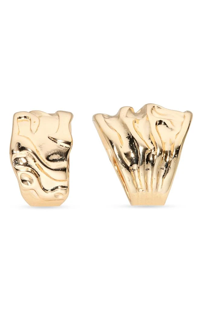 Nordstrom Set Of 2 Molten Wide Rings 2