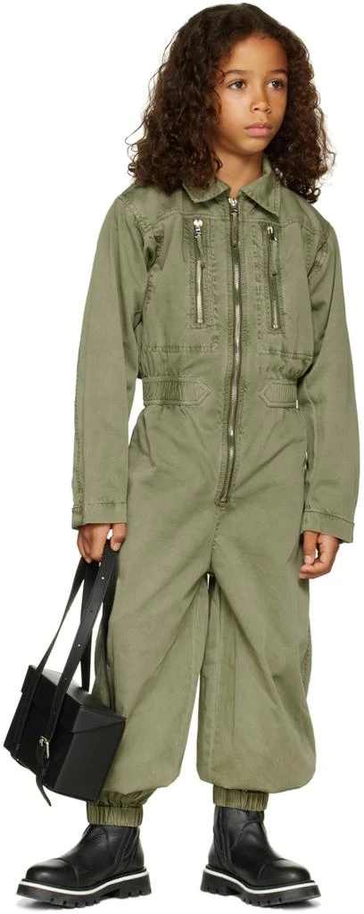 MM6 Kids Khaki Faded Jumpsuit 4