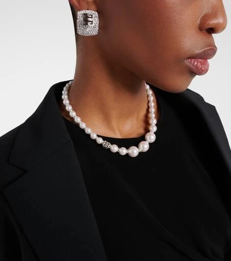 Givenchy Swarovski®-embellished faux pearl necklace 5