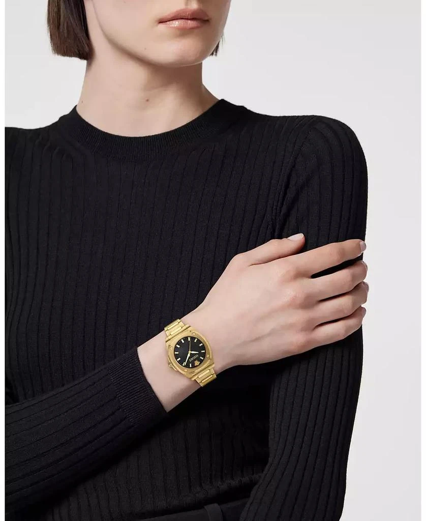 Versace Women\'s Gold 36mm Watch Amazon.com: Versace V-Code Collection Luxury Womens Watch  main image 3