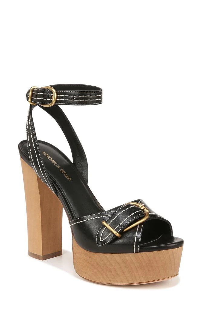 VERONICA BEARD Leonardo Ankle Strap Platform Sandal 1