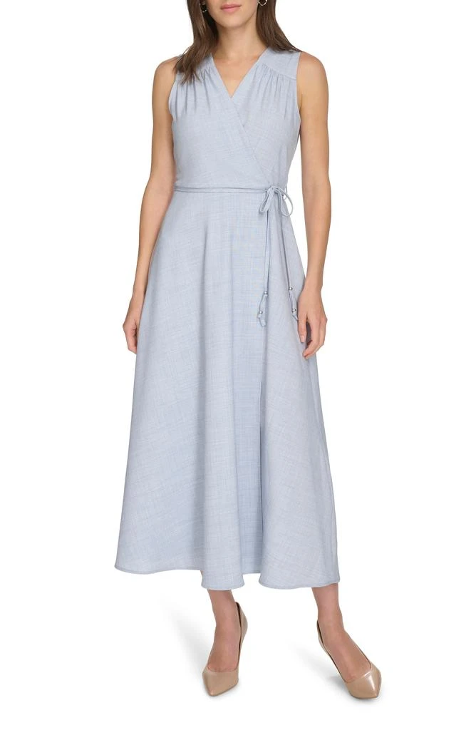 Mlange Sleeveless Wrap Maxi Dress  On Sale Now with Up to 70% Off |  Discover Exclusive Deals & Savings at BeyondStyle  Authentic Calvin Klein  dresses|clothing|dress|female|women with Limited-Time Discounts, Free  Shipping,