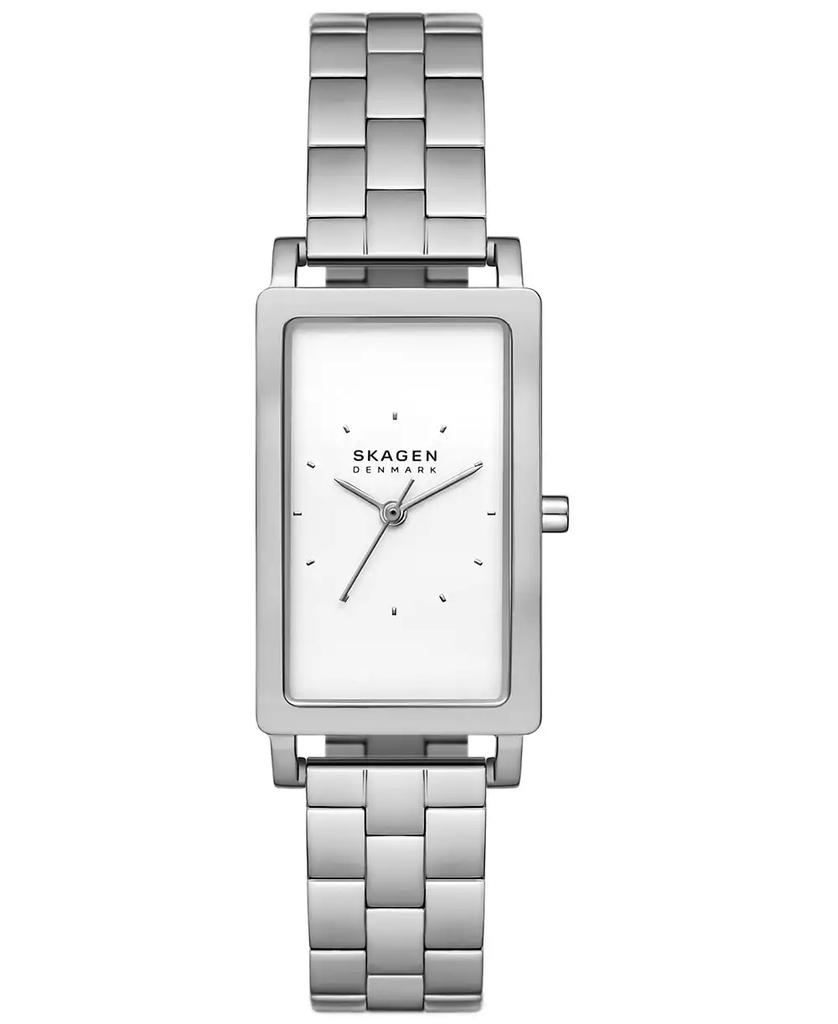 Skagen Women's Hagen Three Hand Silver-Tone Stainless Steel Watch 22mm