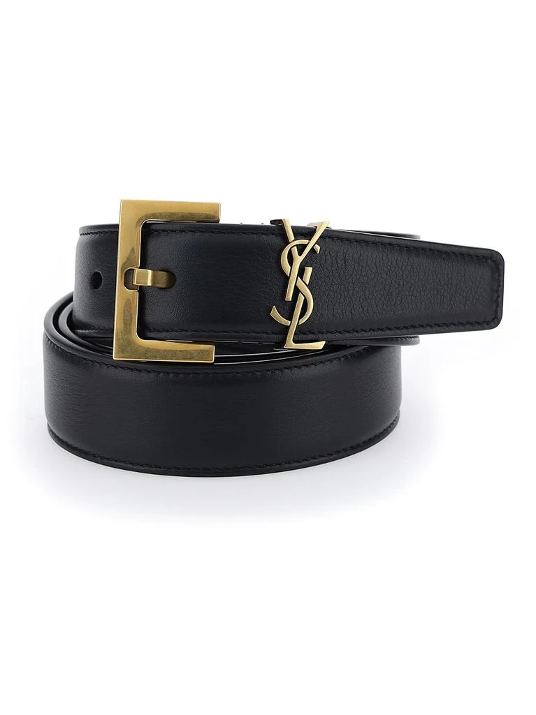 Yves Saint Laurent Saint Laurent Monogram Buckle Belt 1