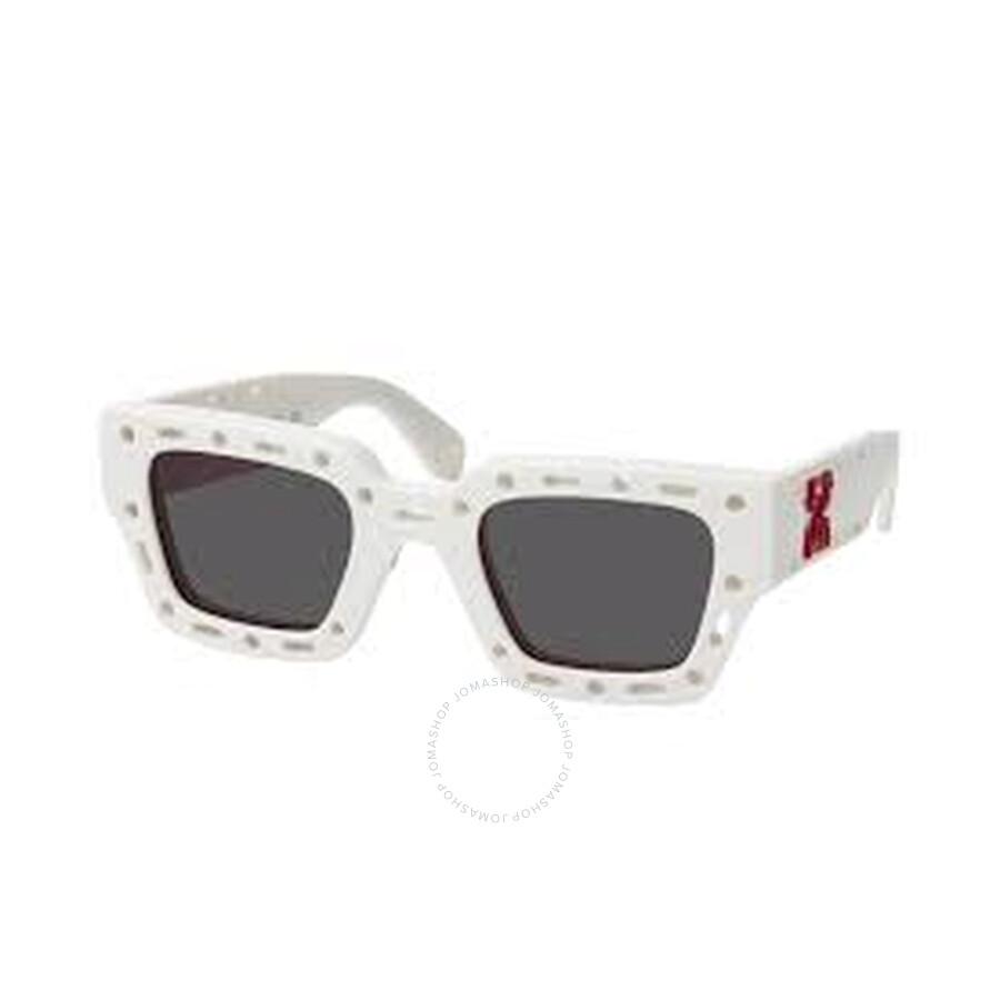 Off-White Mercer Grey Square Unisex Sunglasses OERI026 0107 48