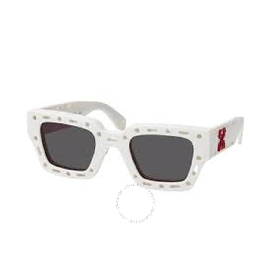 Off-White Mercer Grey Square Unisex Sunglasses OERI026 0107 48 1