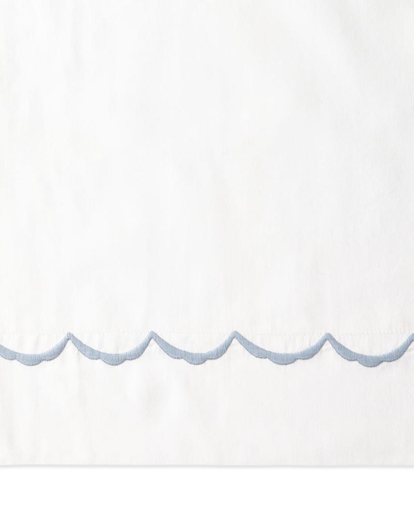 Matouk Scallop Embroidered Flat Sheet