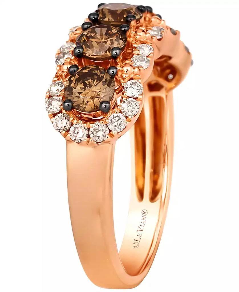 Le Vian Chocolate Diamond (1.15 ct. t.w.) 
Nude Diamond (0.39 ct. t.w.) Ring in 14k Strawberry Gold 4