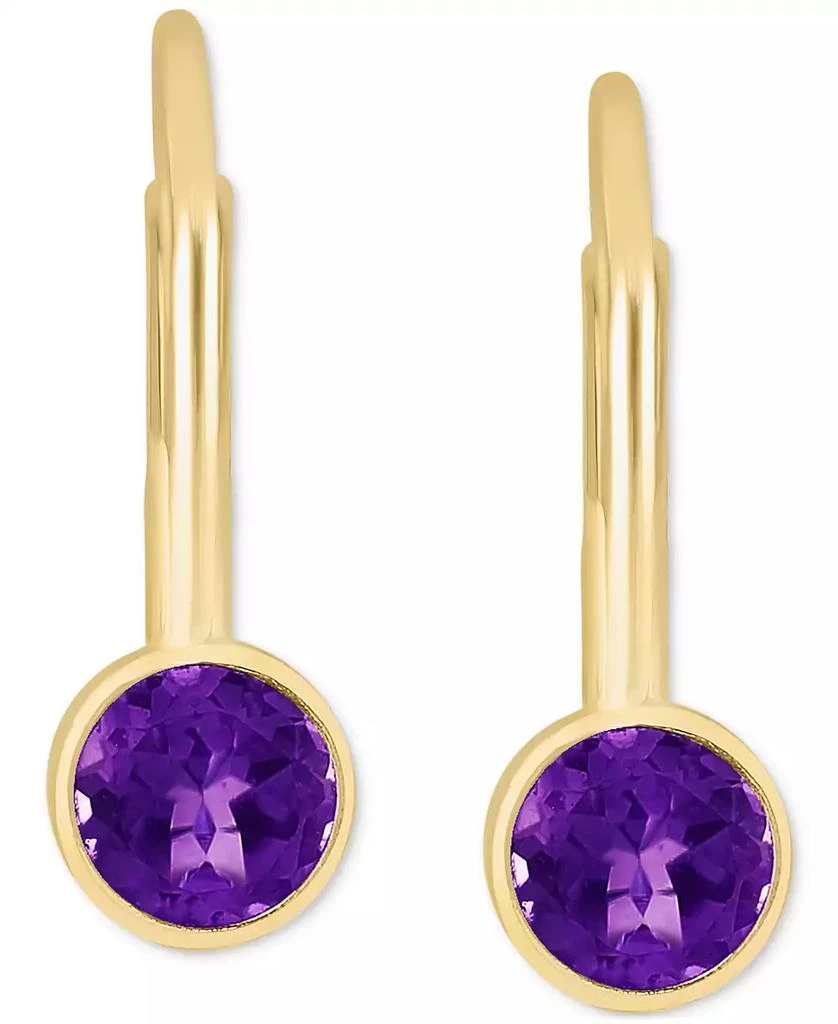 Effy EFFY® Garnet Leverback Drop Earrings (1/2 ct. t.w.) in 14k Gold (Also available in Peridot, Blue Topaz, Citrine, and Amethyst) 3