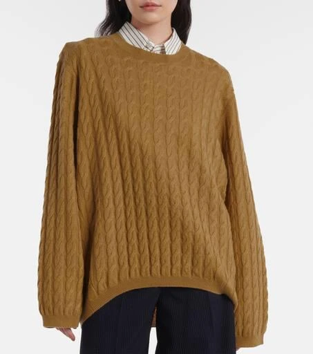 Jardin des Orangers Cable-knit wool and cashmere sweater 6