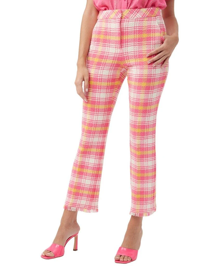 Trina Turk Lulu Linen-Blend Fringe Pant 1