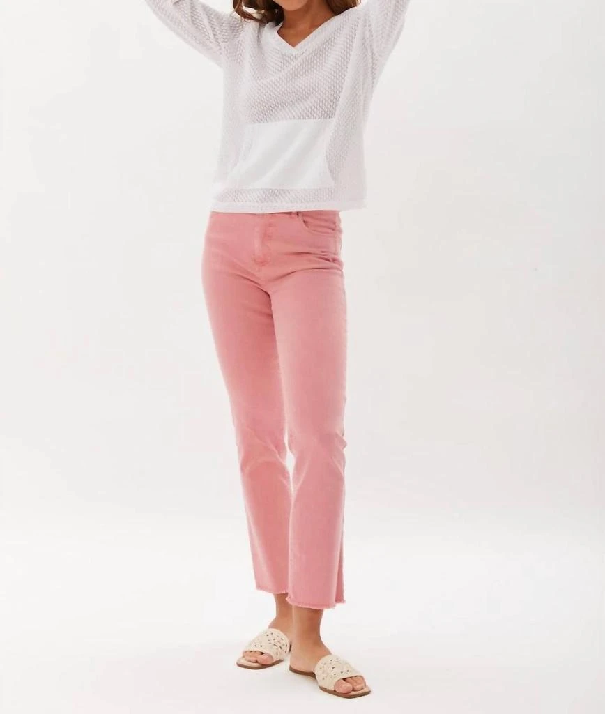 Ecru Ecru - LA CIENEGA STRAIGHT LEG CROPPED JEAN 3