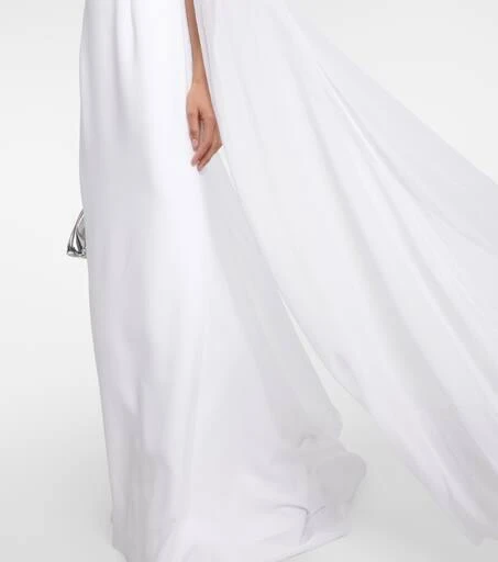 Jenny Packham Bridal Frida embellished cape-detail gown 5
