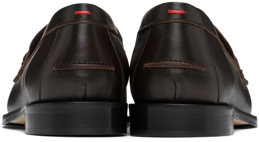 AEYDE Brown Oscar Loafers 2