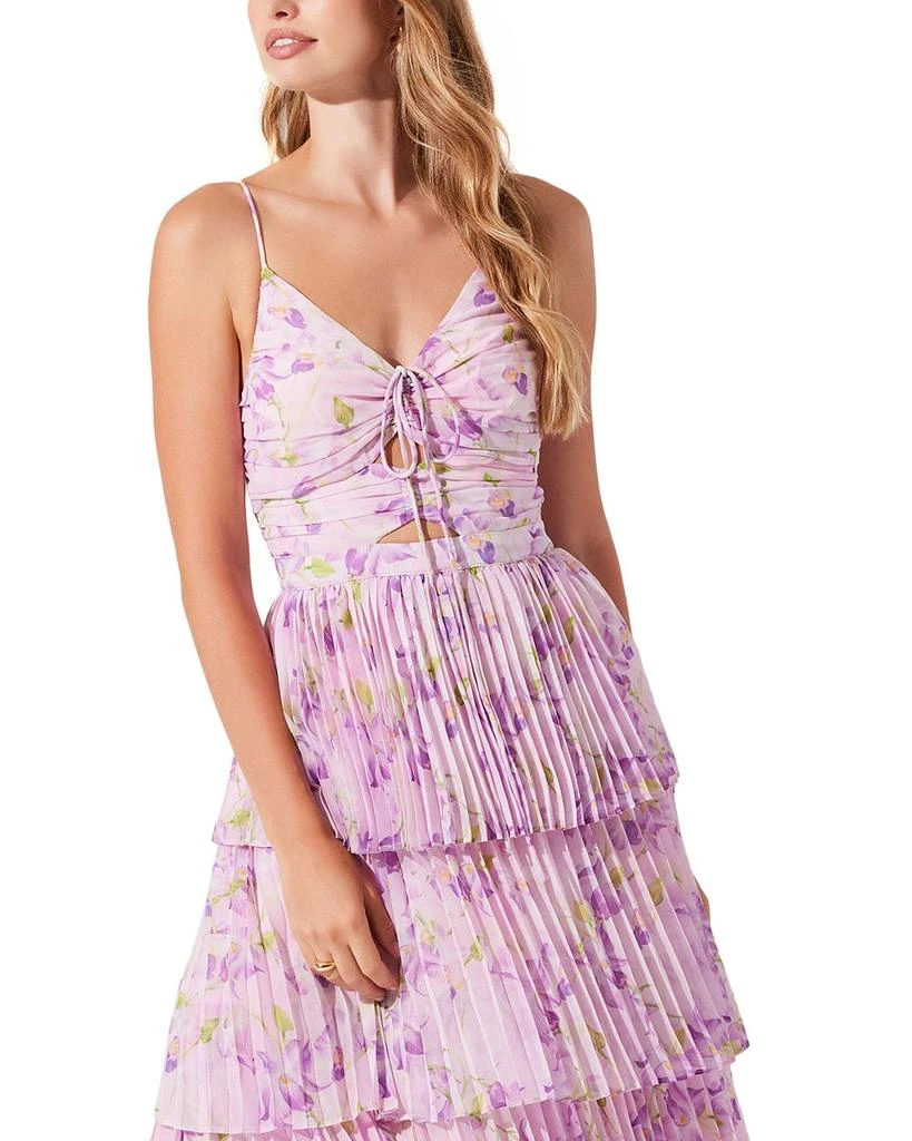 ASTR Daytona Pleated Maxi Dress 2