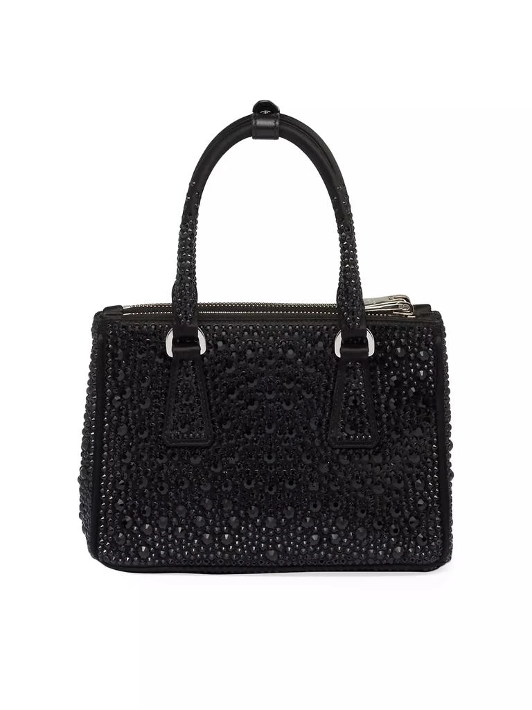 Prada Galleria Satin Mini Bag with Crystals 3