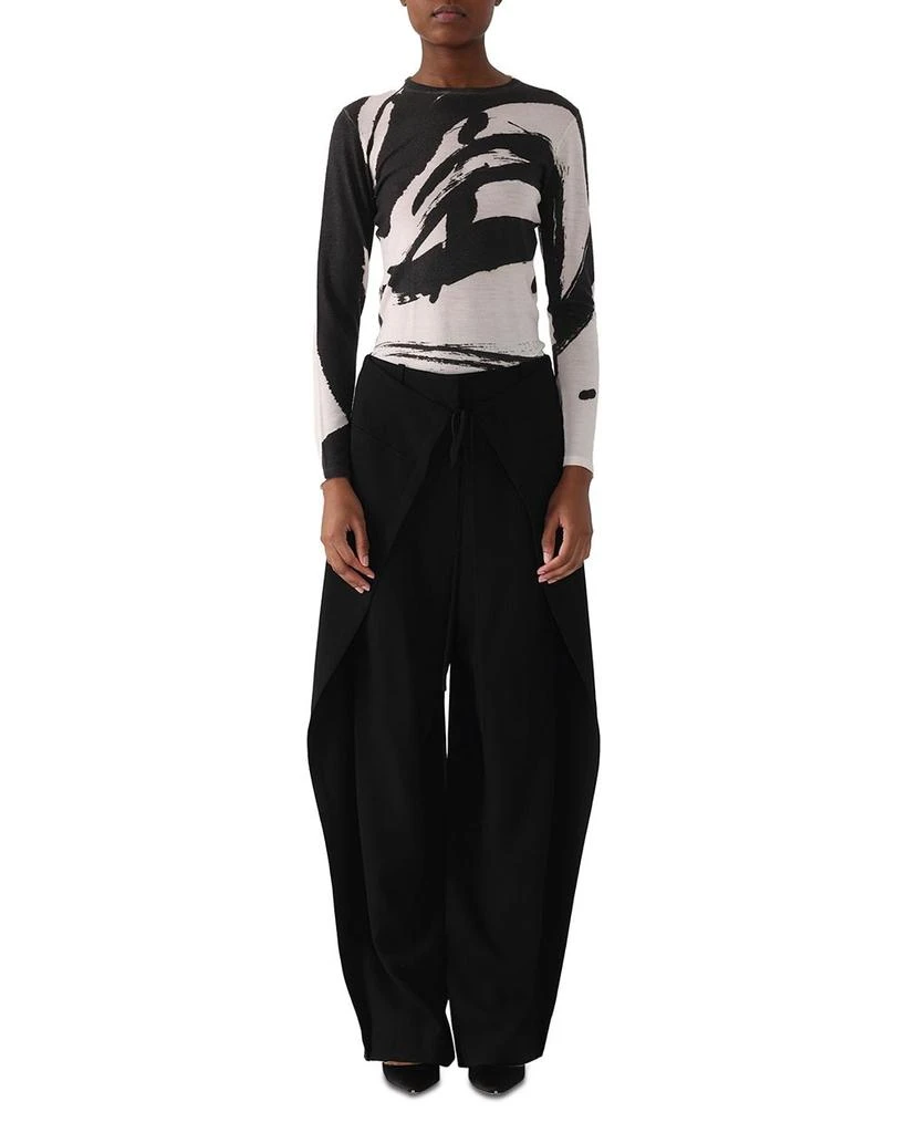 Jason Wu Long Sleeve Artwork Sweater 2