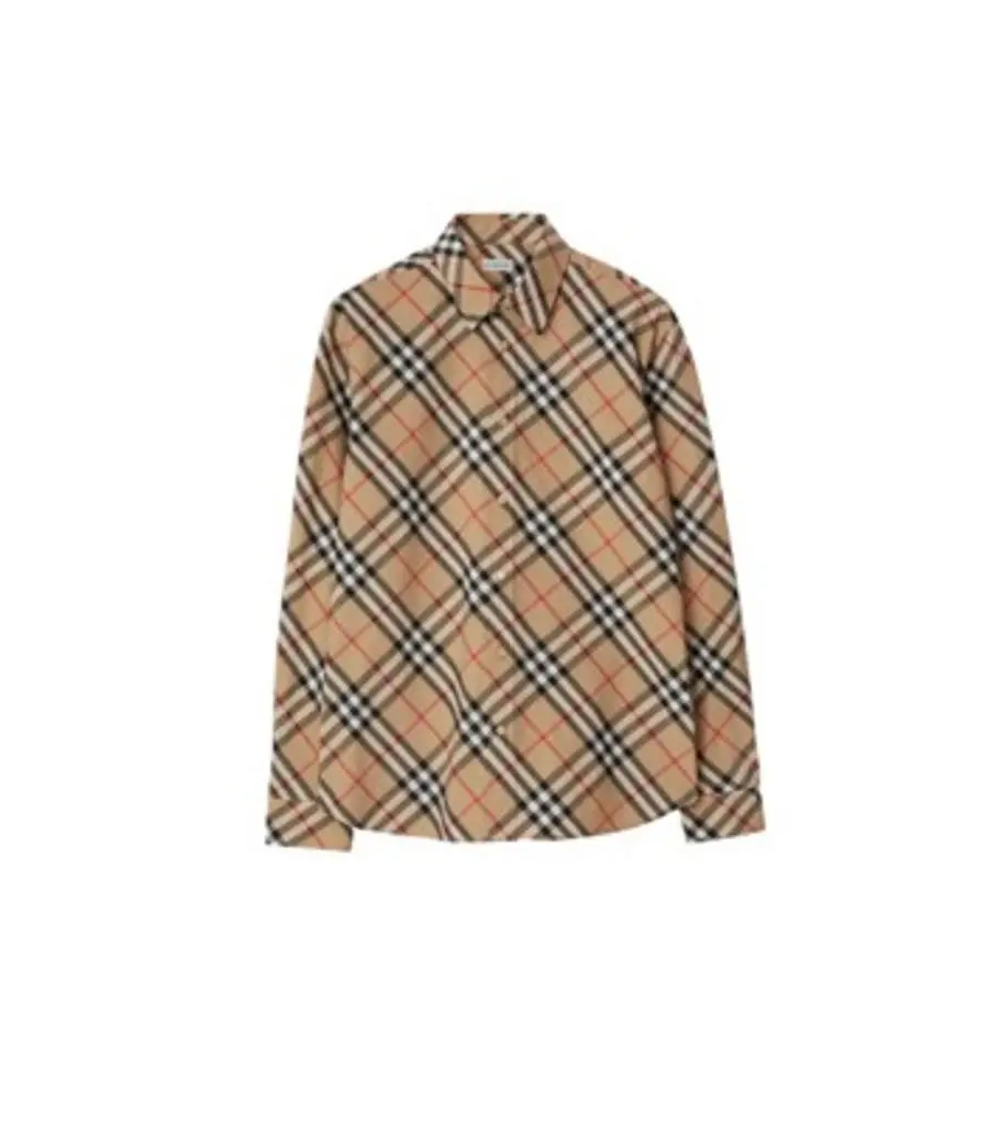 Burberry Regular fit check cotton shirt 1