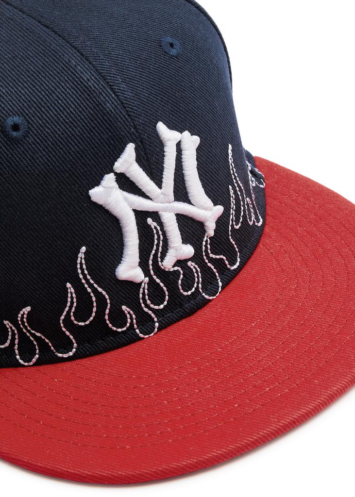 LOSO NYC NY Bones Sashiko twill cap - Hats - BeyondStyle