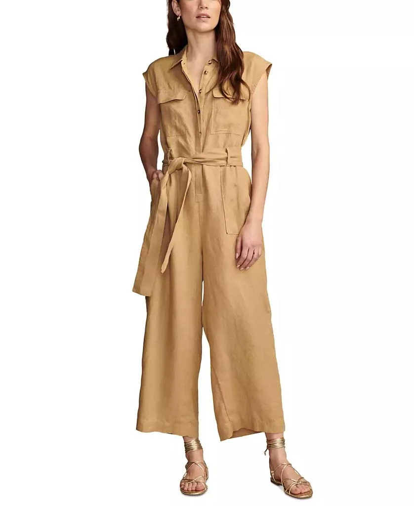 Lucky Brand Women's Modern Utility Linen Jumpsuit 1