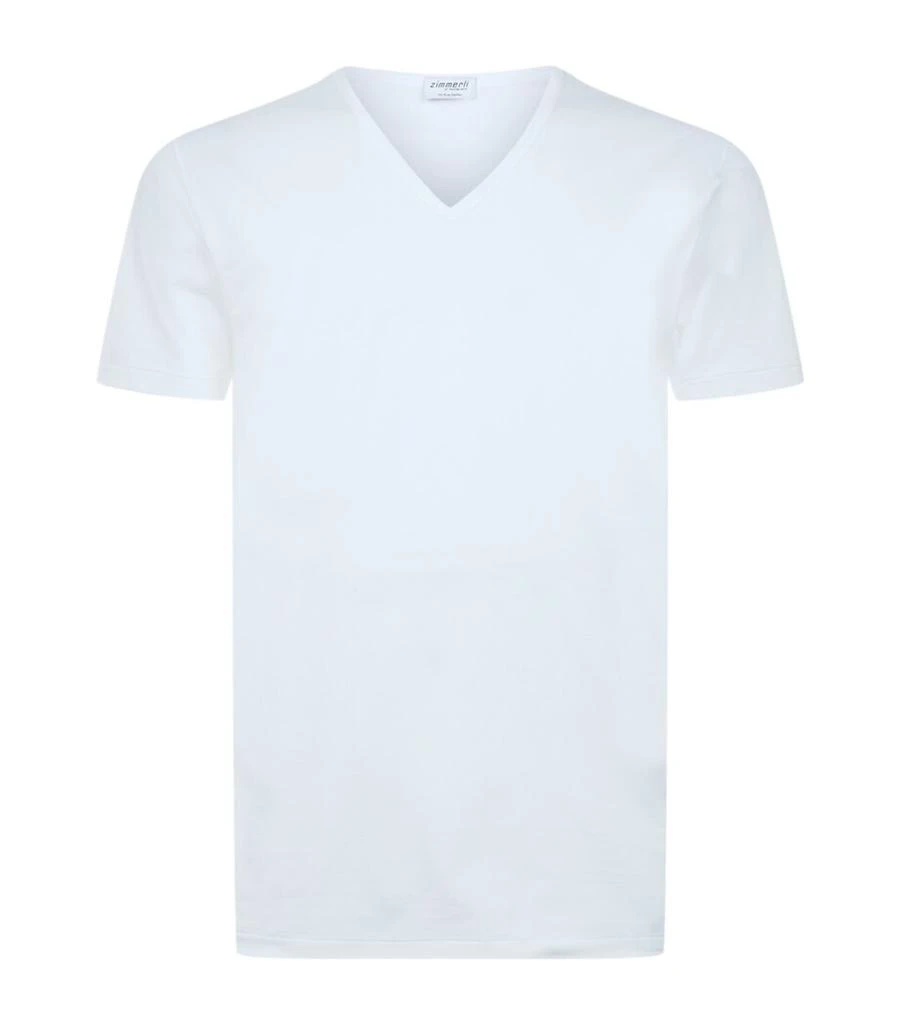 Zimmerli 172 Pure Comfort V-Neck T-Shirt 1