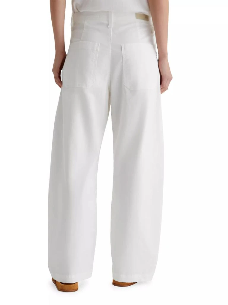 AG Jeans Fiona Twill Straight-Leg Pants 5