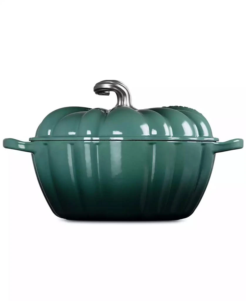 Le Creuset Enameled Cast Iron Signature 4 Qt. Pumpkin Dutch Oven with Lid 7