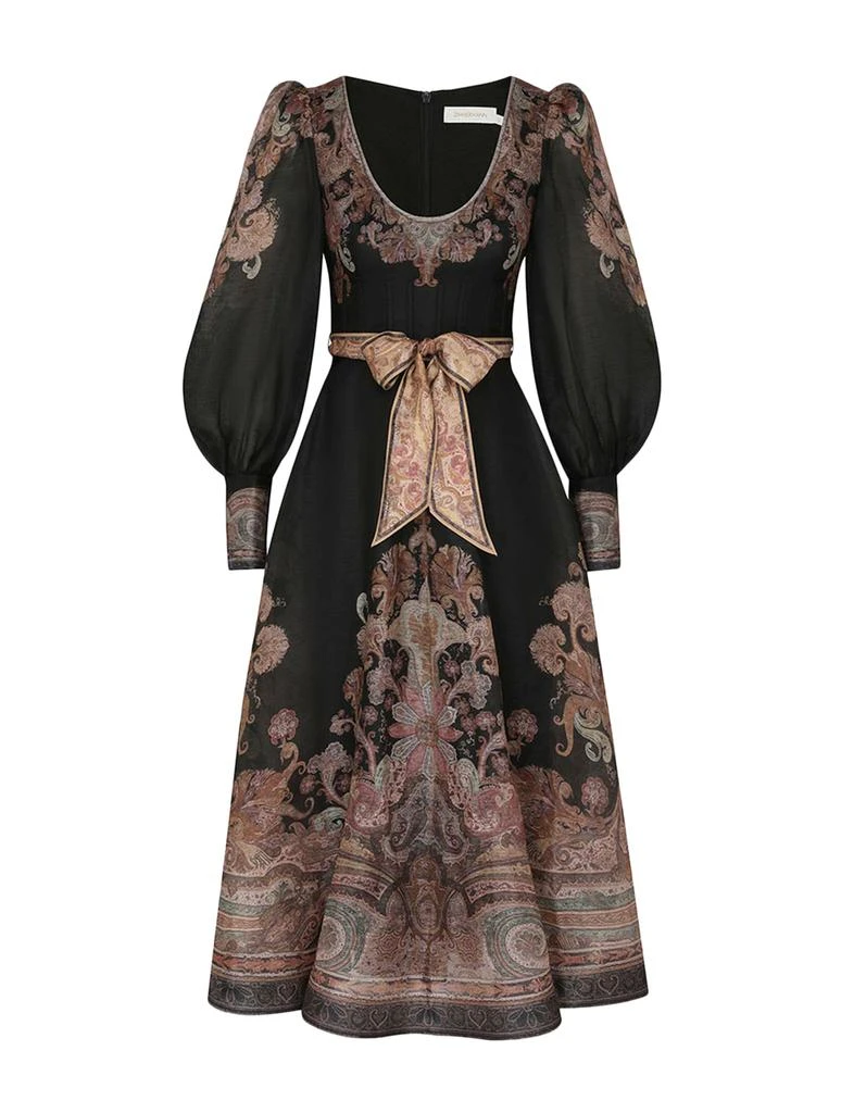 Zimmermann ILLUSTRATION STRUCTURED DRESS 1