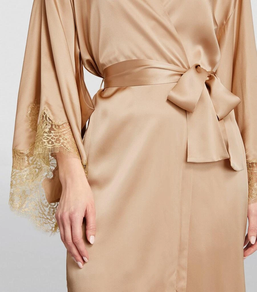 GILDA & PEARL Silk Gina Long Robe 6