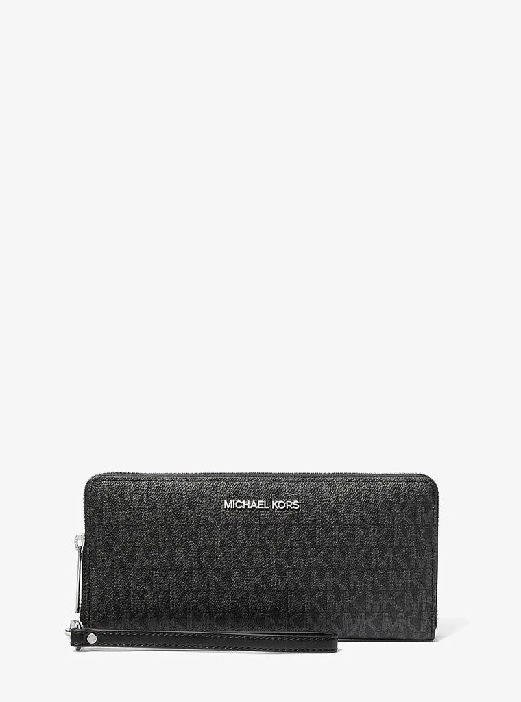 Michael Kors Jet Set Travel Large Signature Logo Continental Wallet