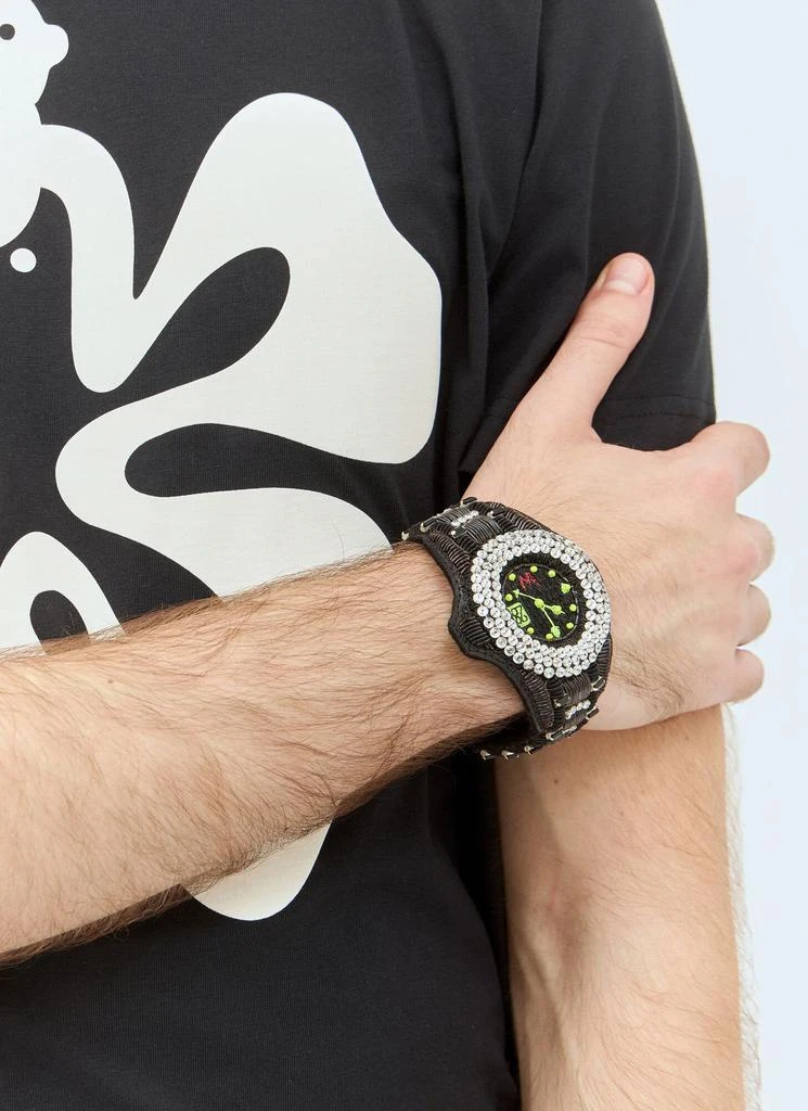 Walter Van Beirendonck Walter Van Beirendonck Diamond Beaded Cuff 4