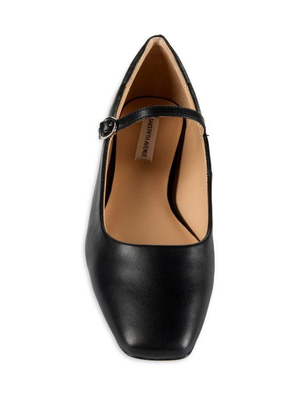 Saks Fifth Avenue Emma Leather Ballet Flats 5