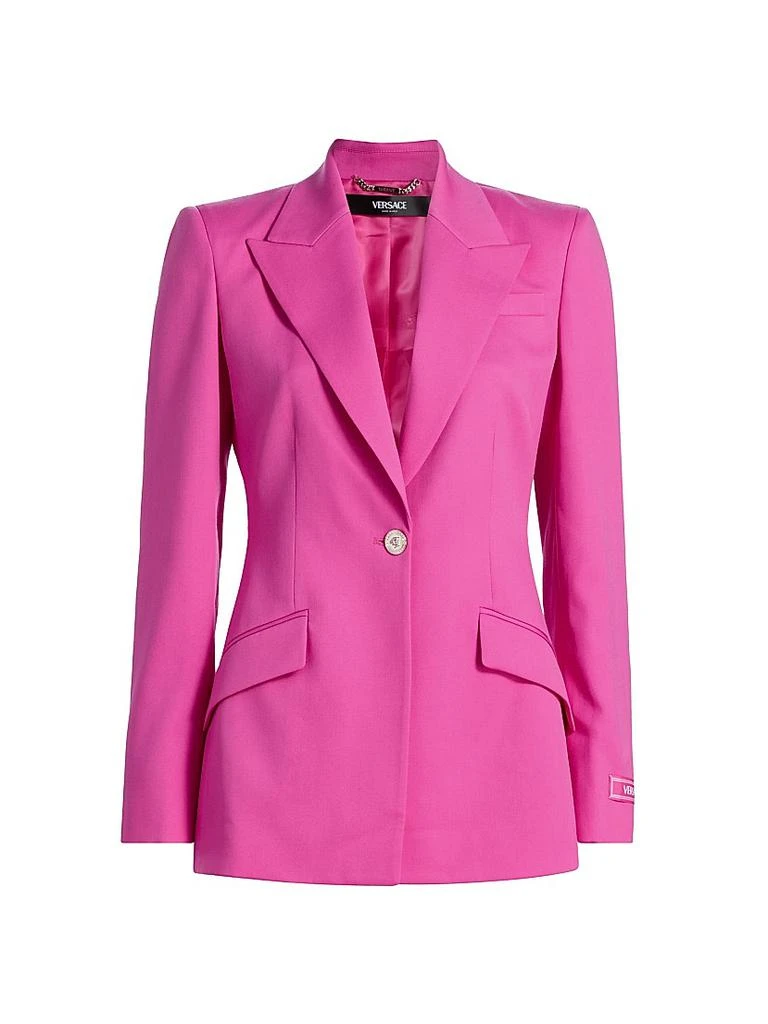 Versace Stretch Wool Gabardine Jacket 1