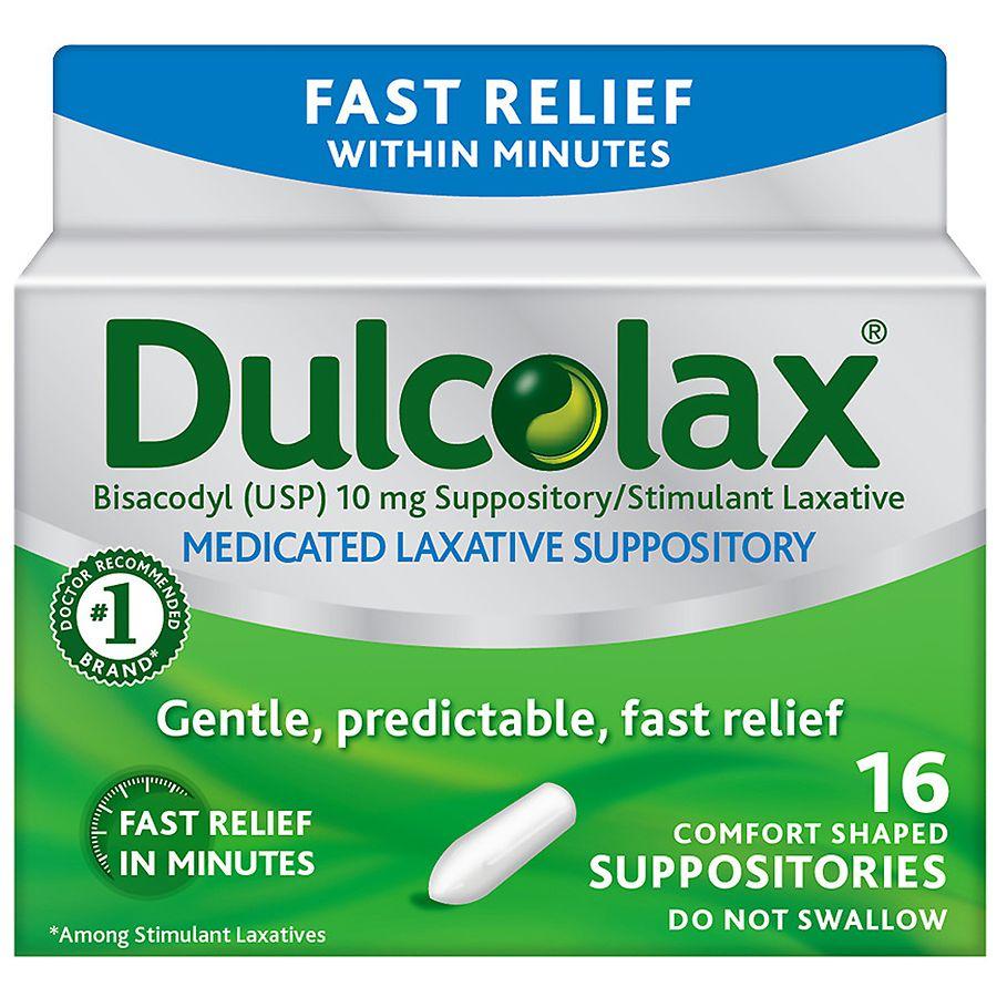 Dulcolax Medicated Laxative Suppositories