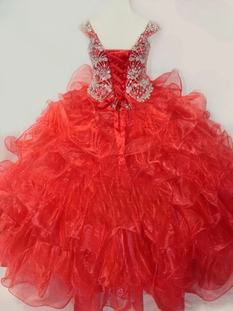 Little Rosie Little Rosie - Girl
s Glitz Long Pageant Dress 2