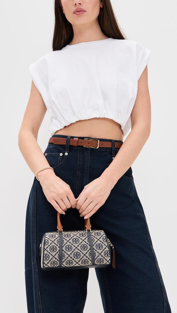 Tory Burch T Monogram Mini Barrel Bag