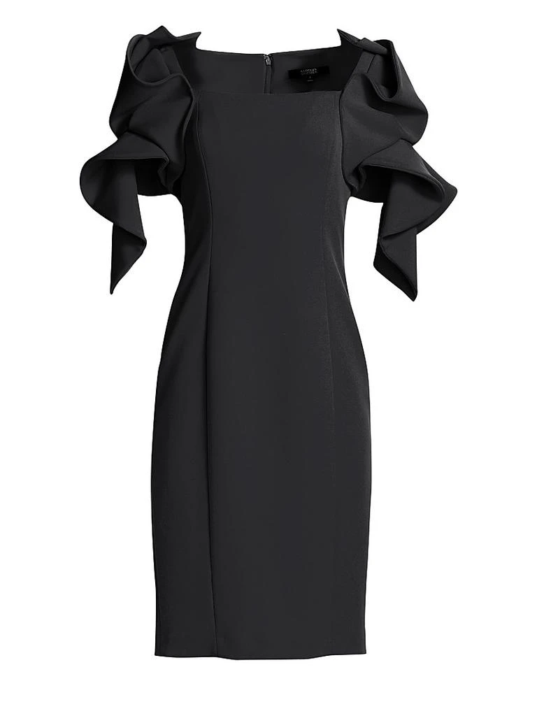 Badgley Mischka Origami Sleeve Dress 1