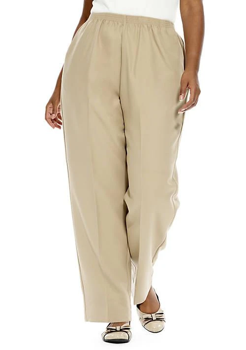 Alfred Dunner Dunner Repln Short Pull On Poly Pant 1