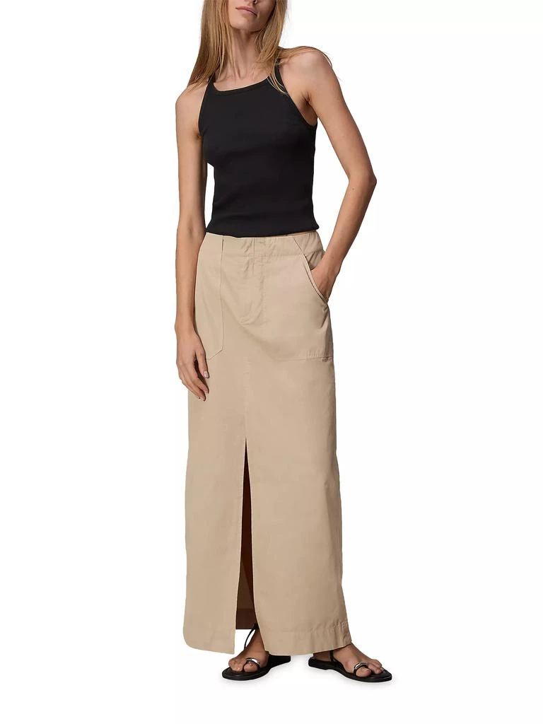 Rag & Bone Leyton Cotton Twill Maxi Skirt 2