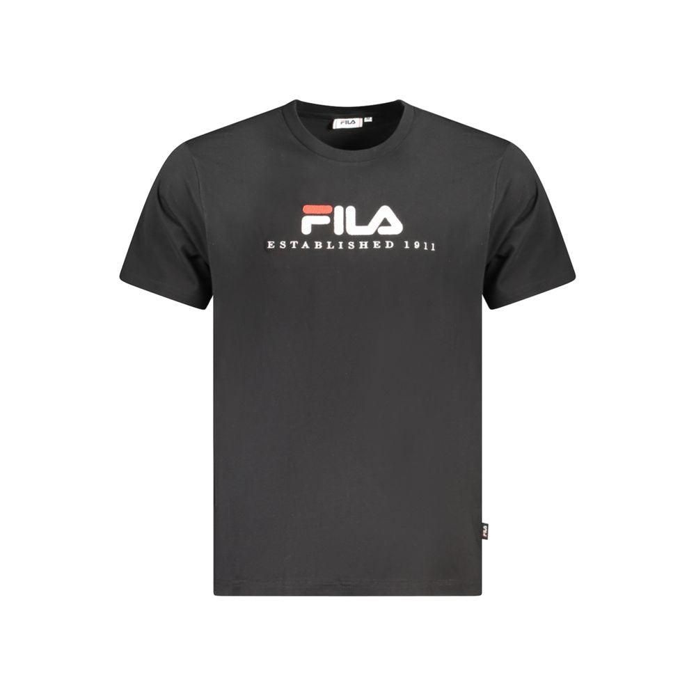Fila Fila Black Cotton Unisex T-Shirt