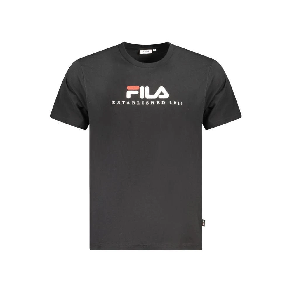 Fila Fila Black Cotton Unisex T-Shirt 1