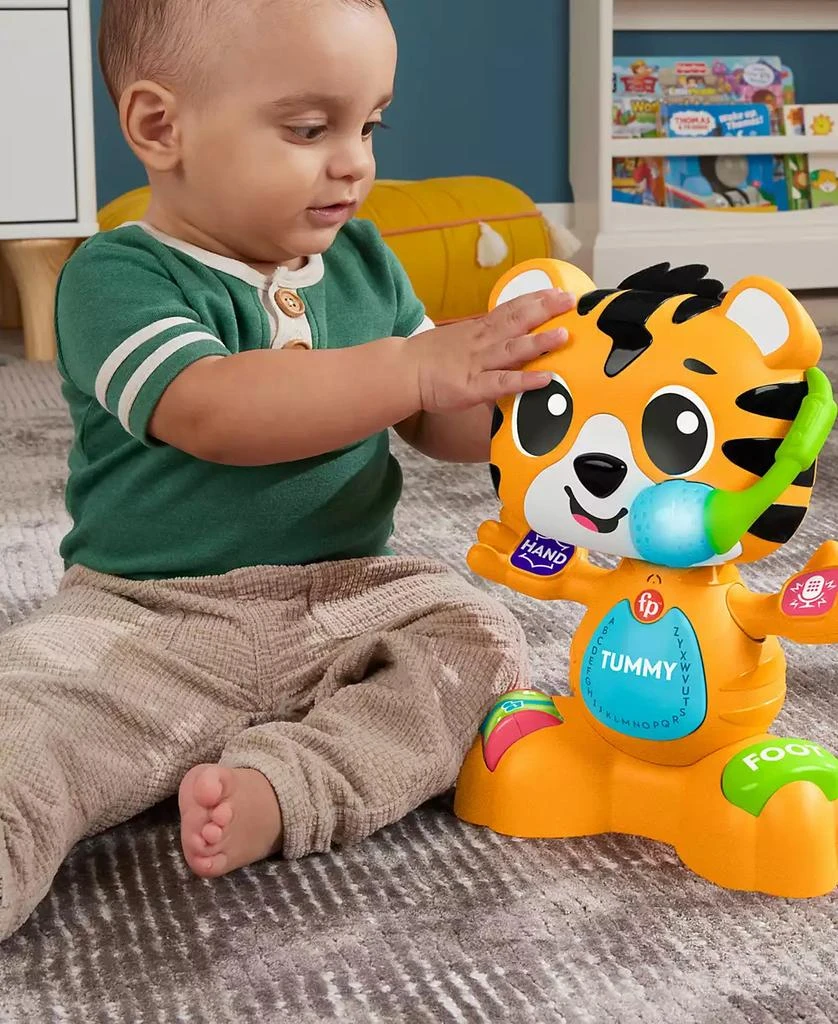 Fisher Price Fisher-Price Link Squad Bop Groove Tiger Baby Learning Toy with Music Lights 2
