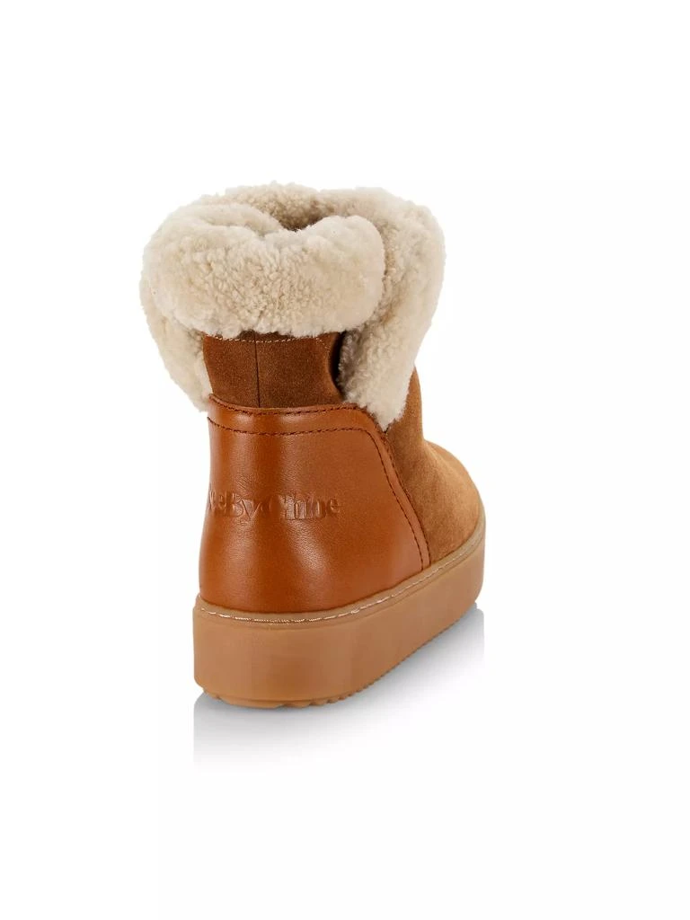 See by Chloé Juliet Shearling-Trimmed Boots 3