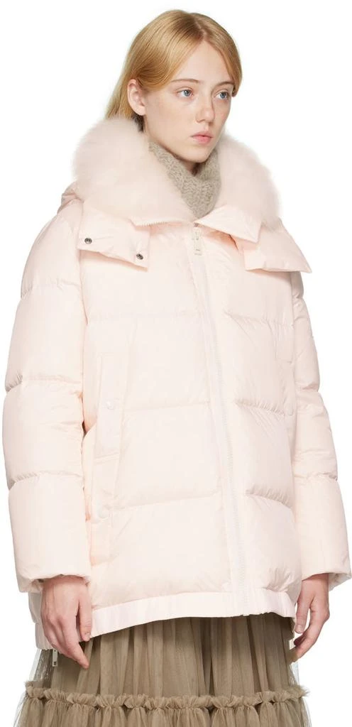 Yves Salomon - Army Pink Quilted Down Coat 2