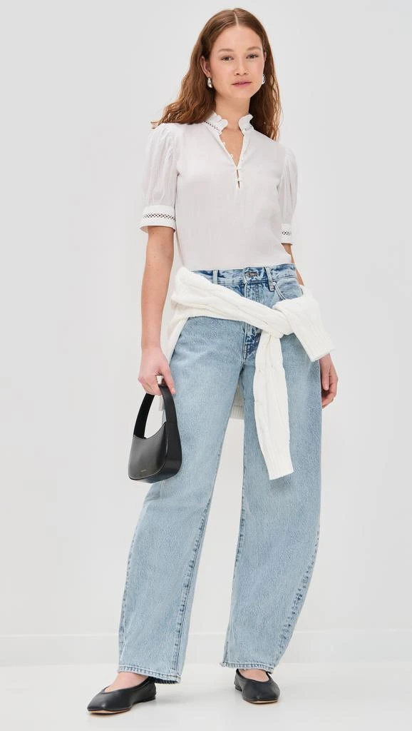 FRAME The Ruffle Collar Top 4