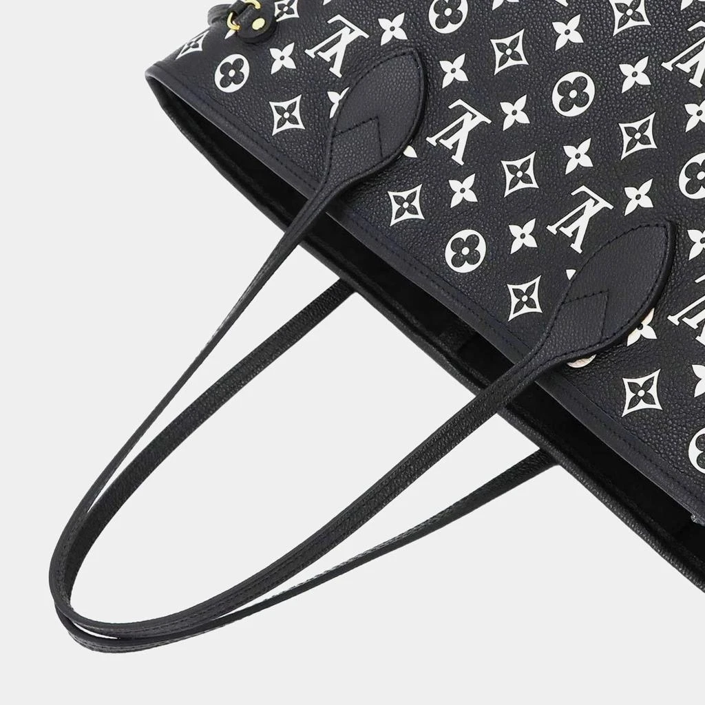 Louis Vuitton Louis Vuitton Neverfull MM Monogram Empreinte Black White Leather Tote Bag 5