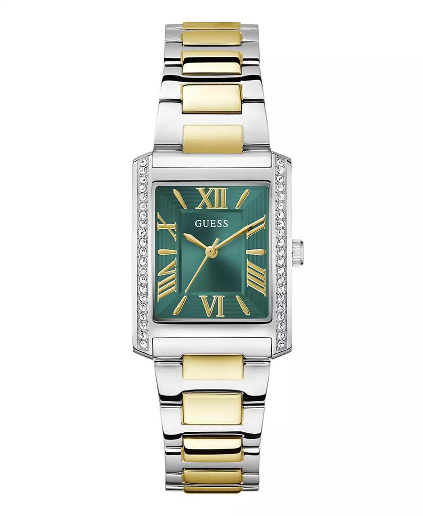 GUESS Women's Analog Two-Tone Stainless Steel Watch, 27mm
